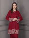 BAJU KURUNG PAHANG MODEN JAELIA (MAROON)